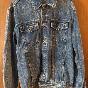 Topman Denim Jacket Blue Retro Style